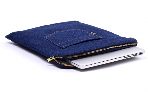 La housse bleue Jeans MacBook